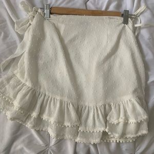 Mini wrap skirt